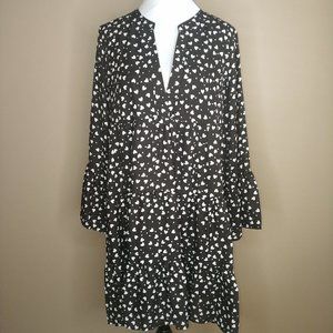 NWOT Quicao Baby Doll Drop Waist Lined Dress